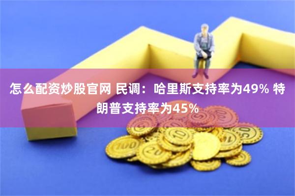 怎么配资炒股官网 民调：哈里斯支持率为49% 特朗普支持率为45%